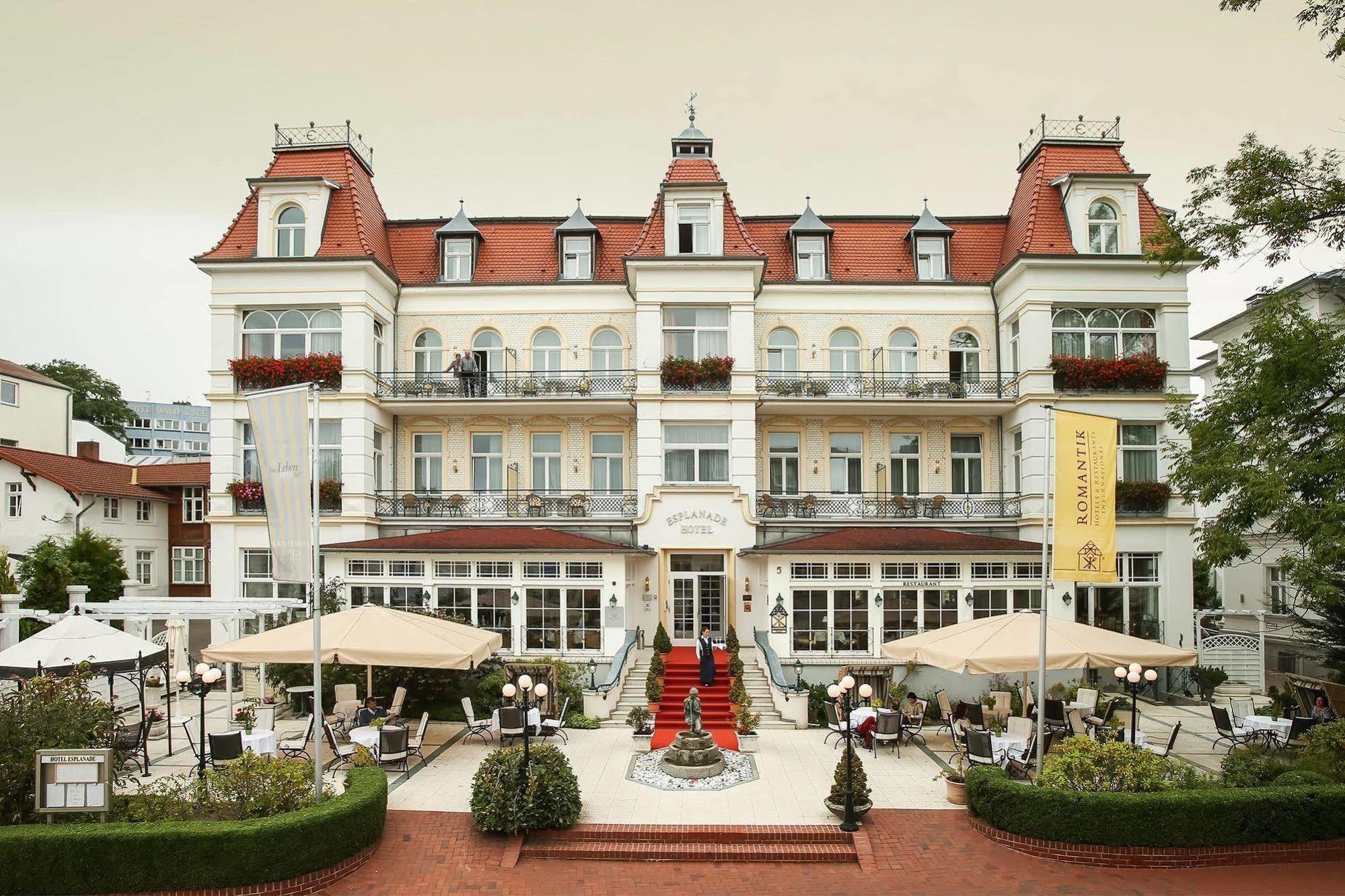 SEETELHOTEL Hotel Esplanade mit Villa Aurora Ostseebad Heringsdorf Exterior foto